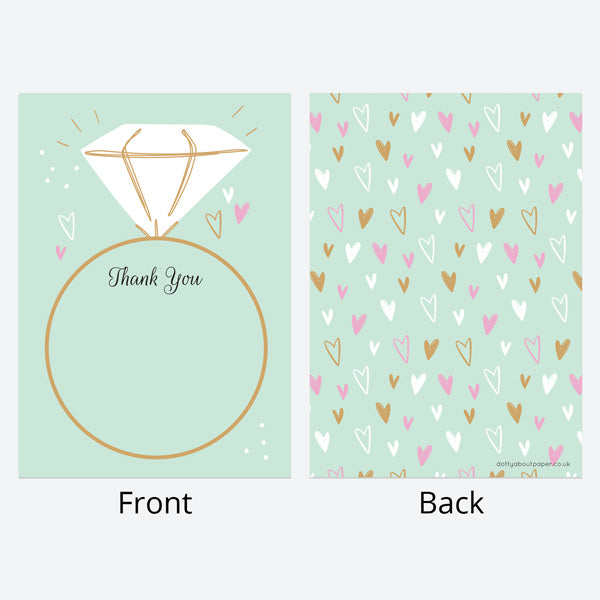 Engagement Thank You Cards - Nice Ring To It