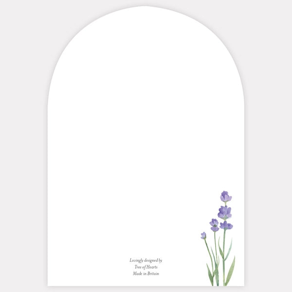 Lavender Save the Date Cards