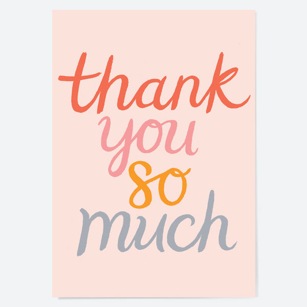 Ready to Write Thank You Open Out Cards - Rainbow Wishes - Pack of 10