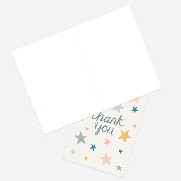 Ready to Write Thank You Open Out Cards - Star Burst - Pack of 10