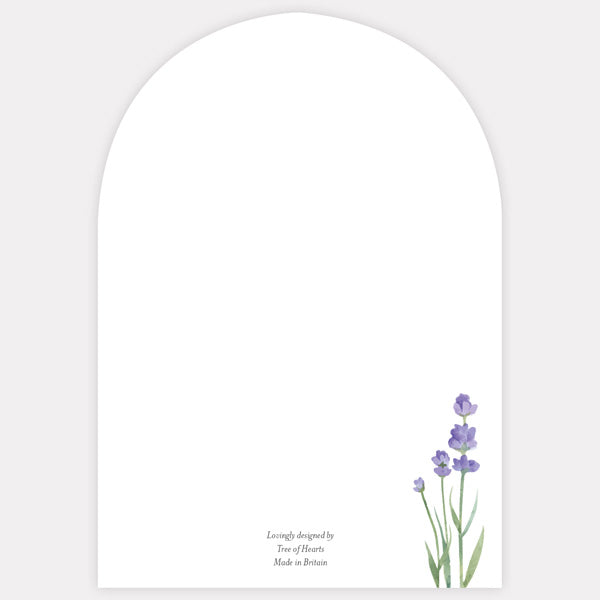 Lavender Thank You Card