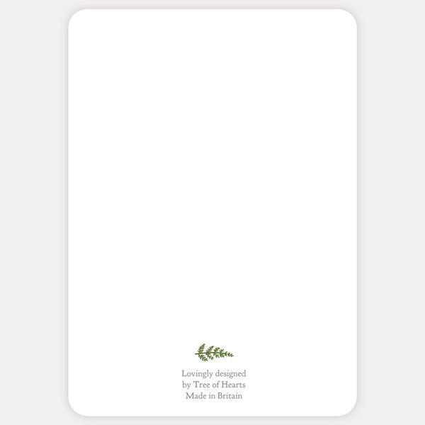 Lily of the Valley Iridescent Thank You Card