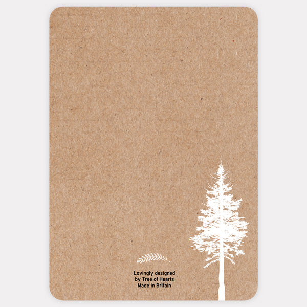 Rustic Woodland Deer Thank You Card