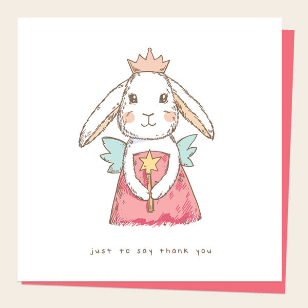 Thank You Card - Bunny Fairy