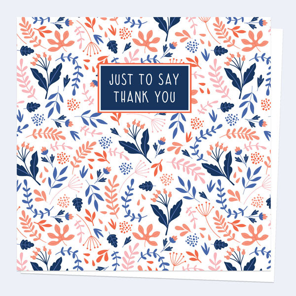 Thank You Card - Ditsy Floral
