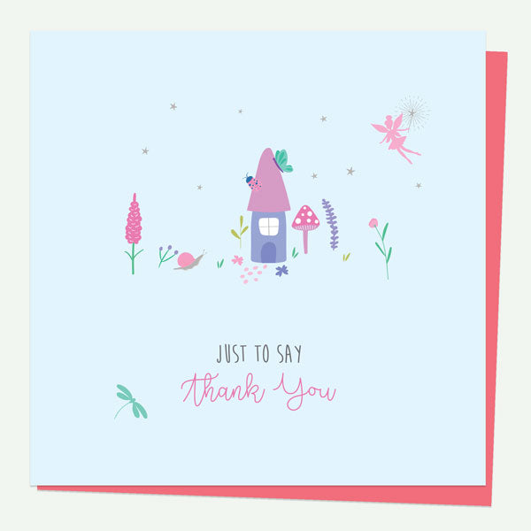 Thank You Card - Fairy Garden