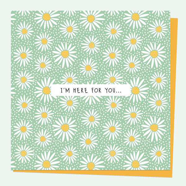 Thinking of You Card - Oopsy Daisies - I'm Here For You