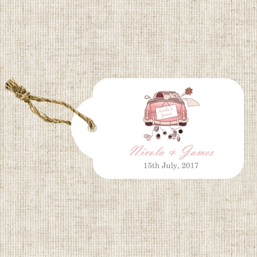 Wedding Car - Favour Tag