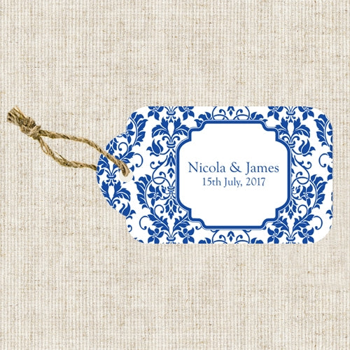 Delicate Swirl Pattern - Favour Tag