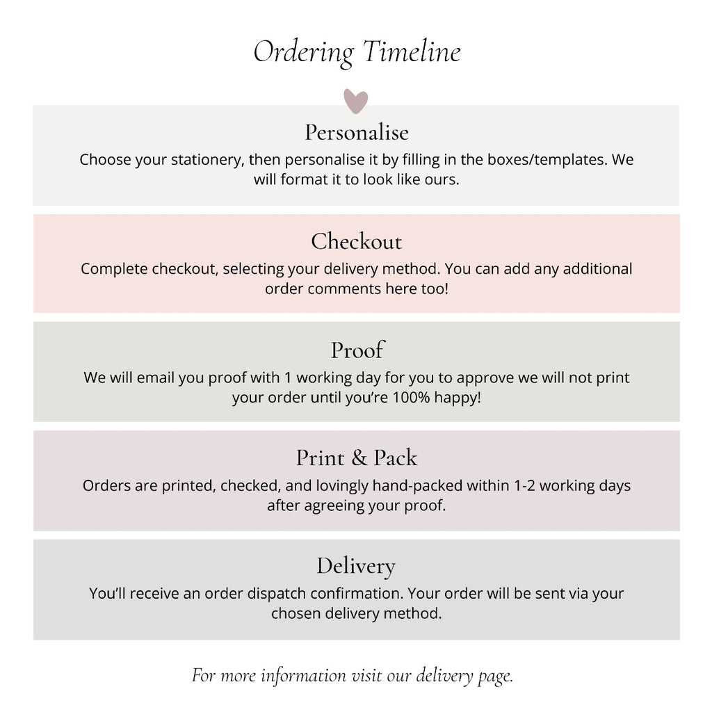 Colour Block Typography Table Plan