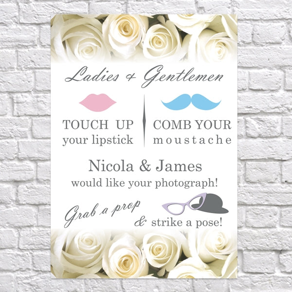 Falling Flowers - Wedding Sign Range