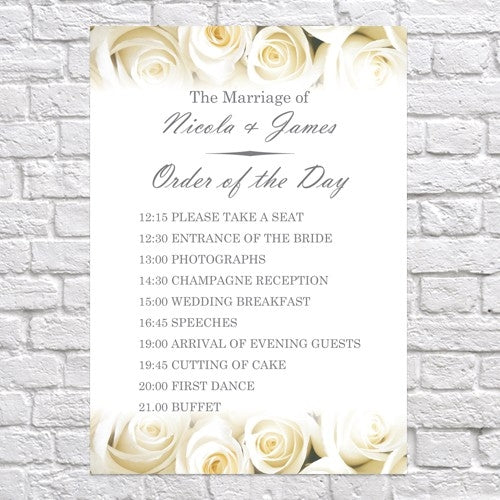 Elegant Marble Blush - Wedding Sign Range