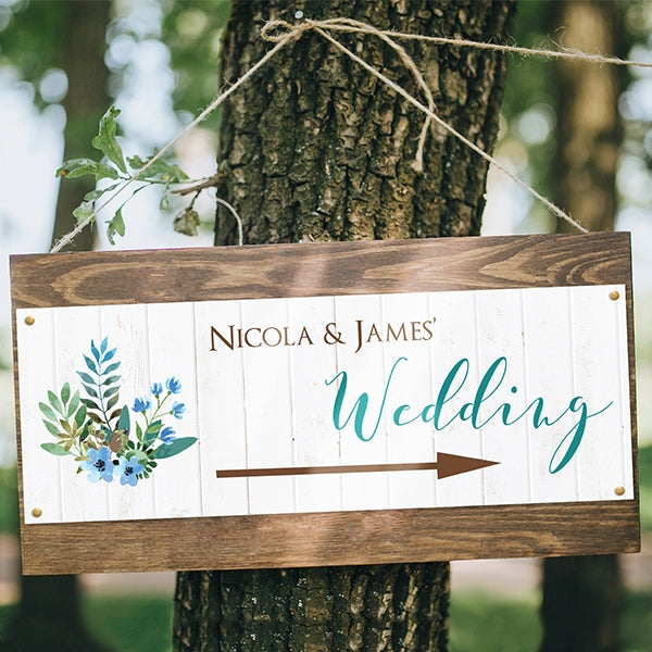 Wild Love - Arrow Wedding Sign