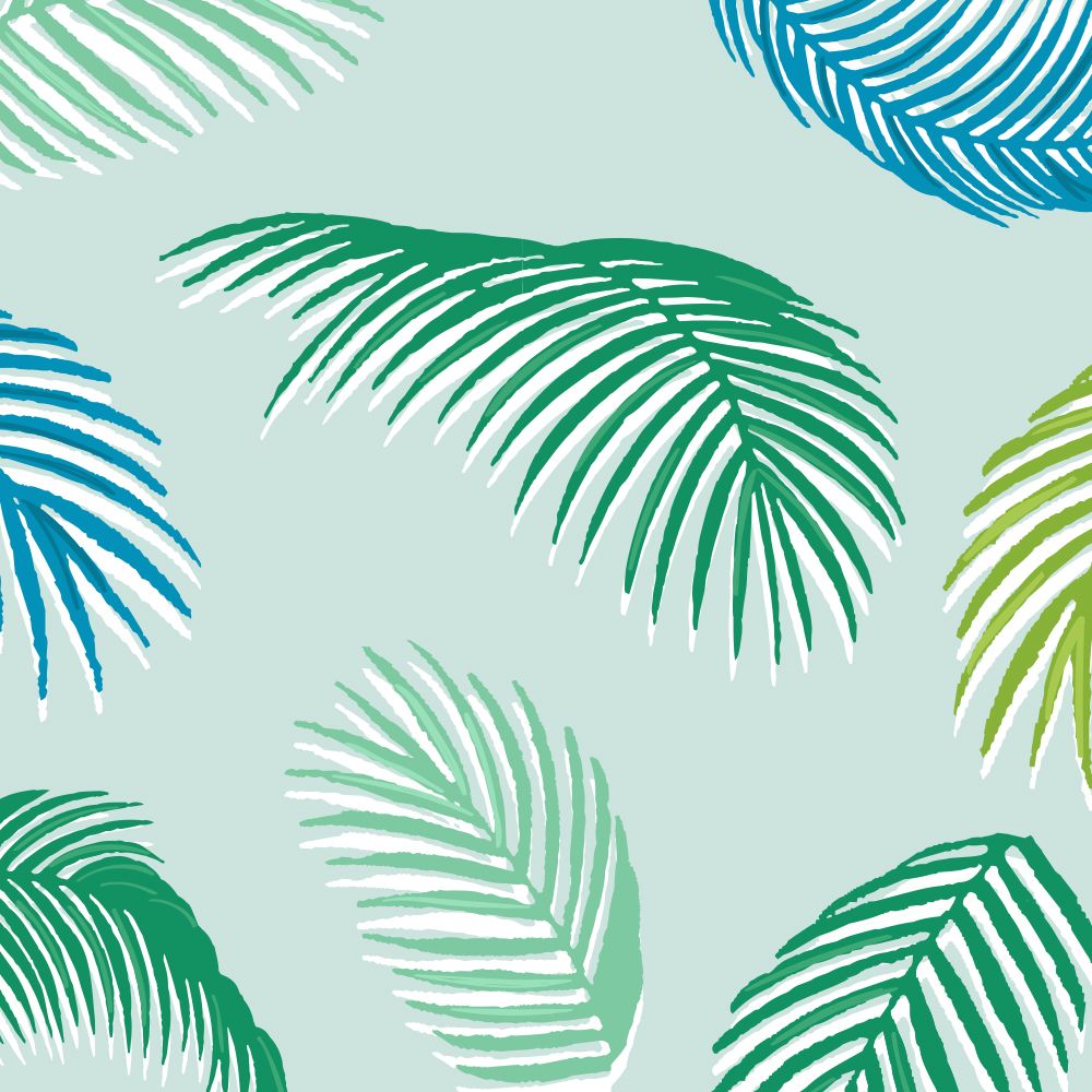 Tropical Fern - Save the Date Cards