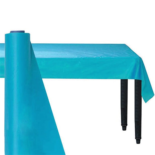 Plastic Banqueting Roll 30m x 1m - Turquoise Party Tableware
