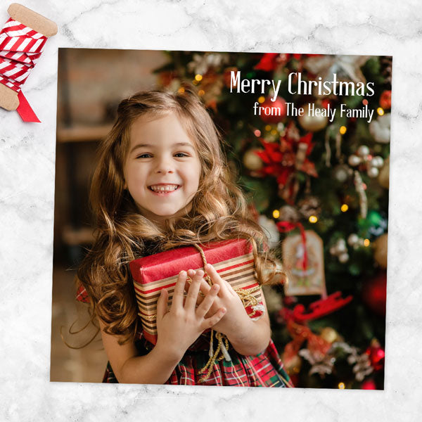 Personalised Christmas Cards - Use Your Own Photo - Pack of 10