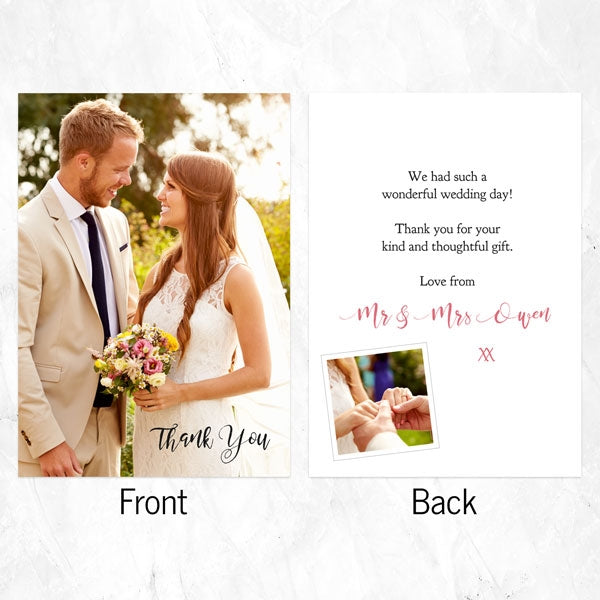 Add Your Own Photo - A6 Portrait Thank You Cards