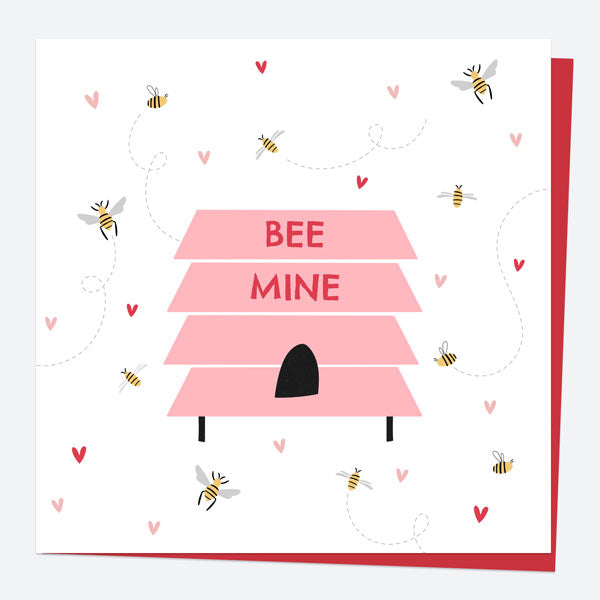 Valentine's Day Card - Bee - Bee Mine