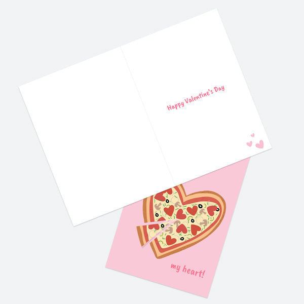 Valentine's Day Card - Pizza My Heart