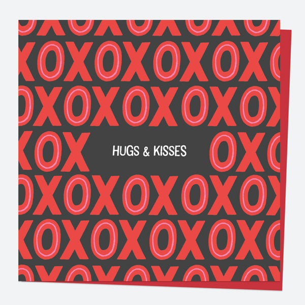 Valentine's Day Card - XO Pattern