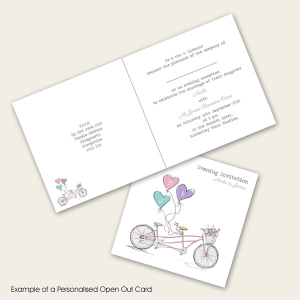 Tandem Love - Evening Invitations