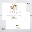 Watercolour Flower Bouquet Save the Date Cards