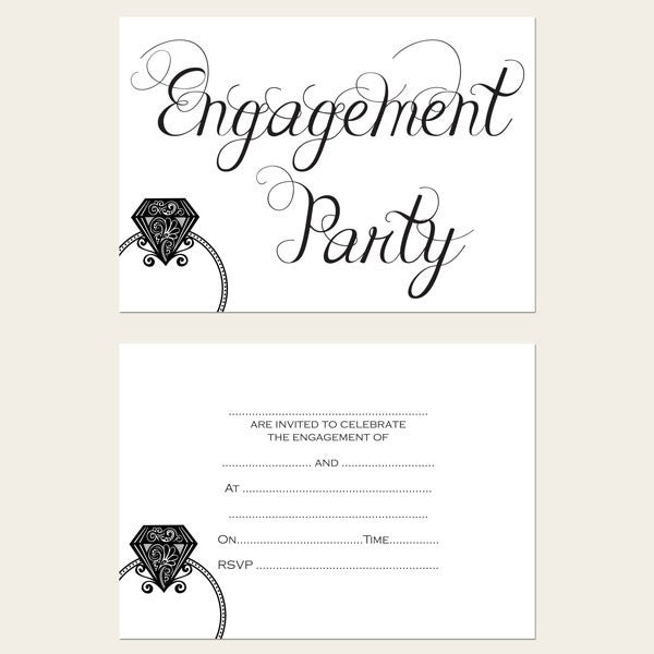 Engagement Invitations - We're Engaged