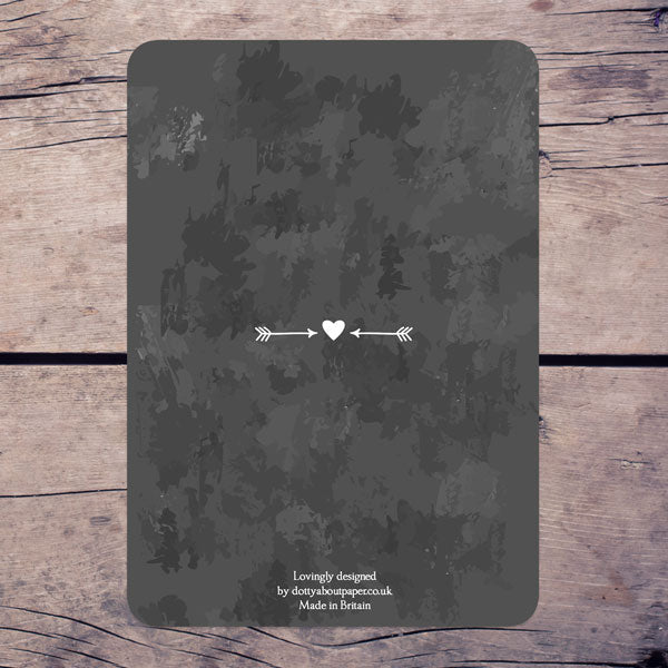 Engagement Party Invitations - Chalkboard Diamond Ring