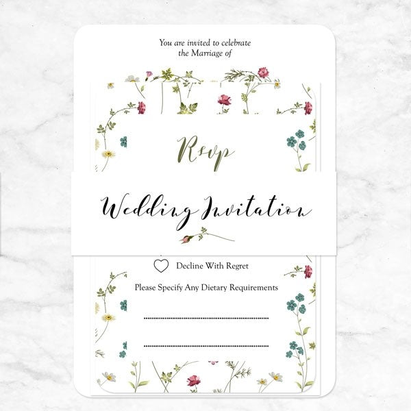 Botanical Heart - Boutique Wedding Invitation & RSVP