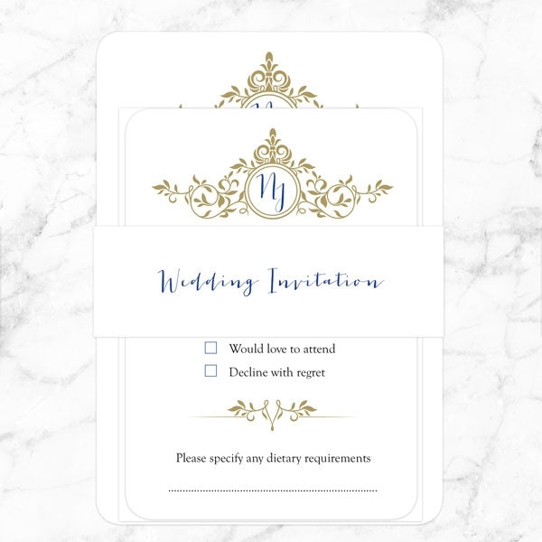 Royal Monogram - Boutique Evening Invitation