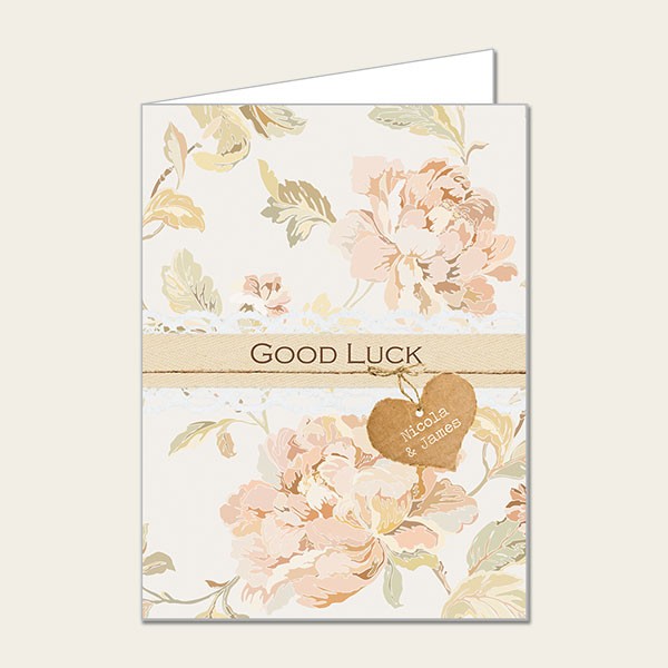 Shabby Chic Flowers - Lottery Ticket Holder