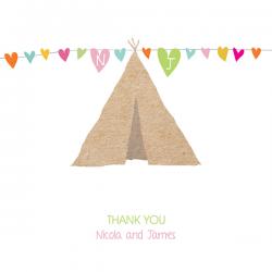 Tipi Love Thank You Card