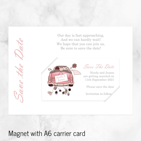 Wedding Car Save the Date Magnets