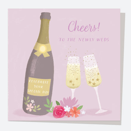 Wedding Card - Drinks - Champagne Wedding