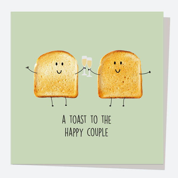 Wedding Card - Toast - Happy Couple