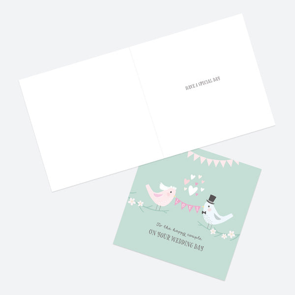 Wedding Card - Wedding Characters - Birds