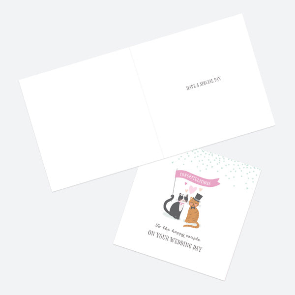 Wedding Card - Wedding Characters - Cats