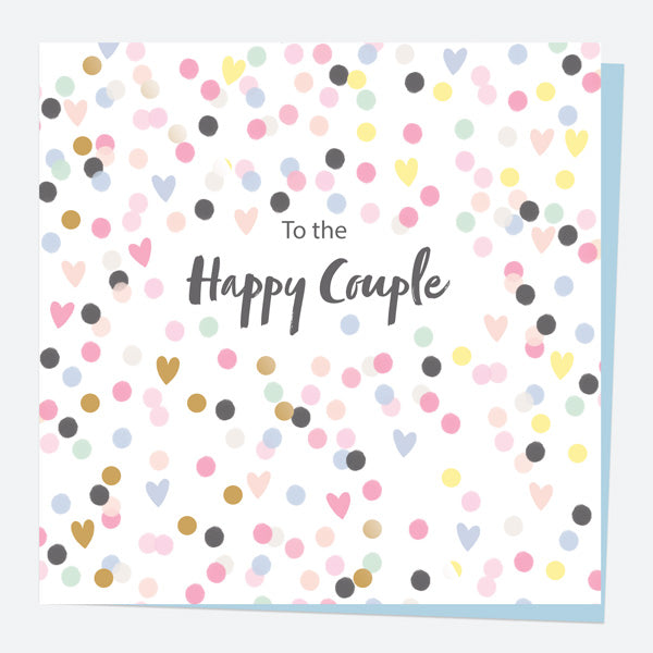 Luxury Foil Wedding Card - Wedding Foil Patterns - Confetti Pattern