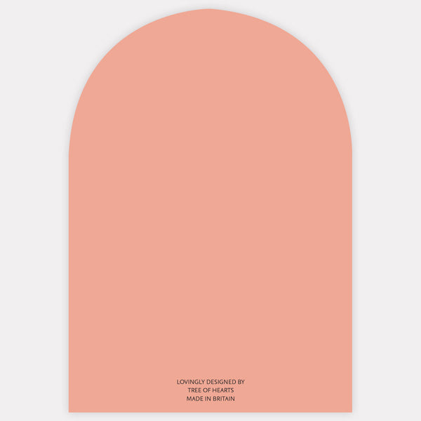 Colour Block Typography Wedding Invitation