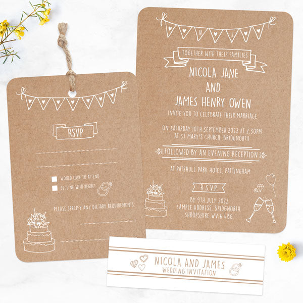 Rustic Wedding Charm Boutique Sample