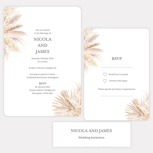 Pampas Grass Boutique Sample