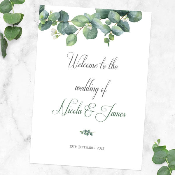 Eucalyptus Garland - Wedding Sign Range