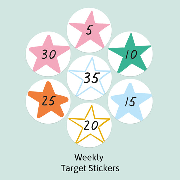 Chasing Rainbows - Personalised Reward Chart & Reusable Stickers