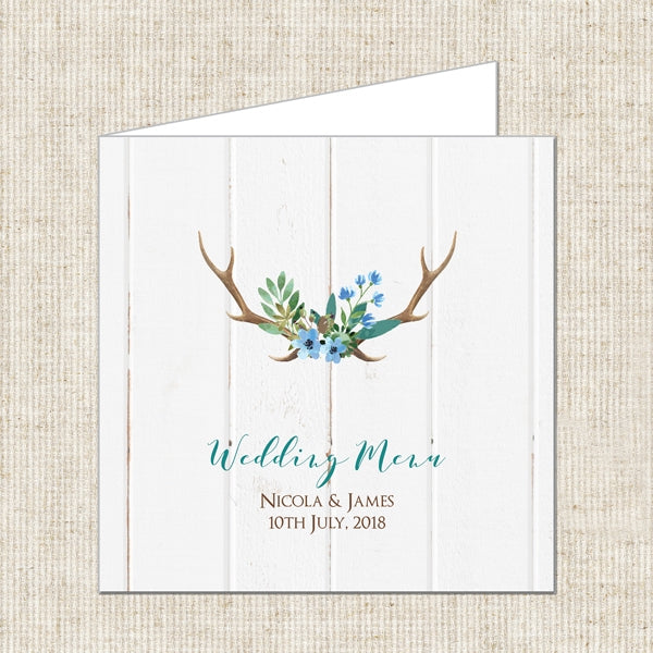 Wild Love Wedding Menu