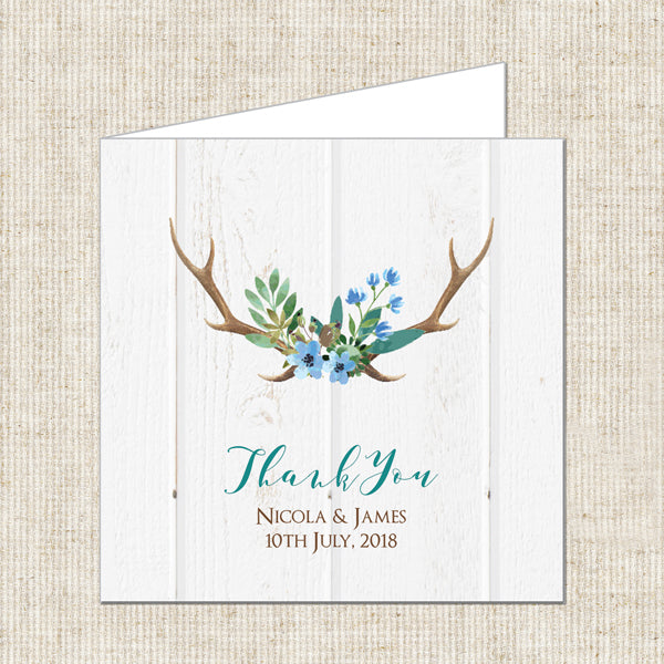 Wild Love Thank You Card