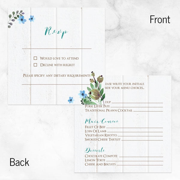 Wild Love RSVP Cards