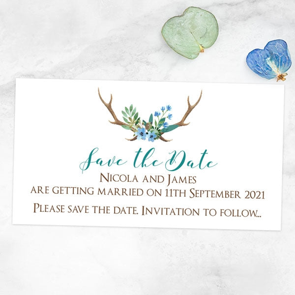 Wild Love Save the Date Magnets