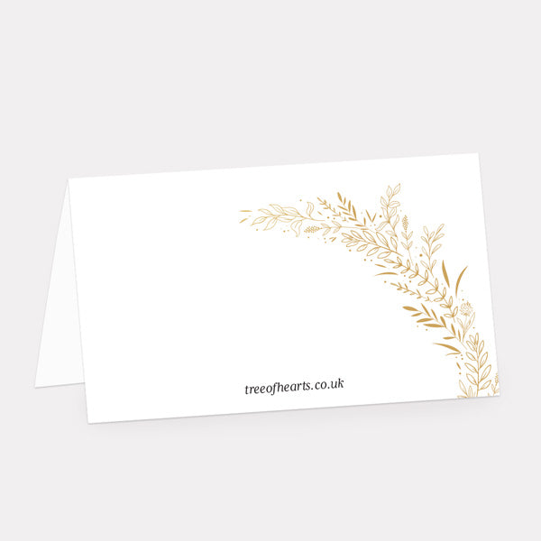 Wildflower Arch Foil Place Card