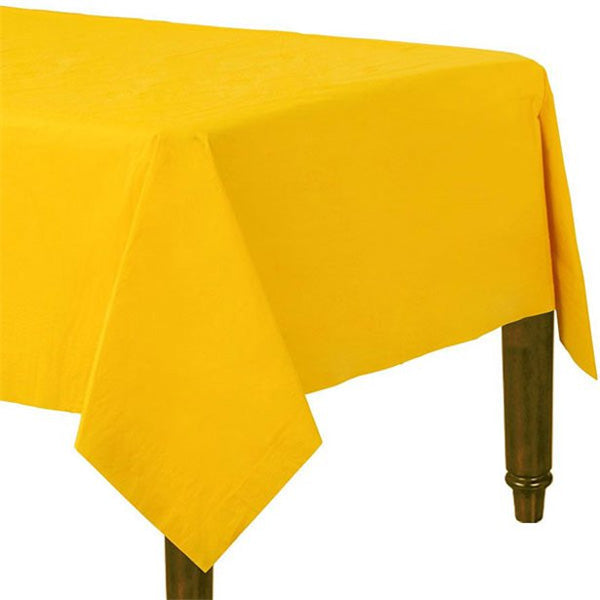 Paper Tablecovers - Yellow Party Tableware - Pack of 2